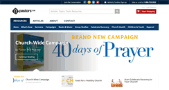 Desktop Screenshot of pastors.com